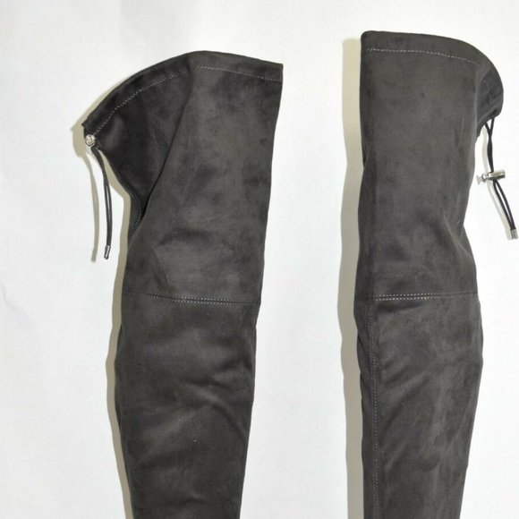 $200 SAM EDELMAN KENT Over the Knee Boot OTK GREY BLOCK HIGHLAND 9 - Picture 5 of 11